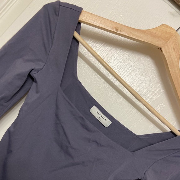 BABATON SQUARE NECK BODYSUIT XS - Picture 4 of 4